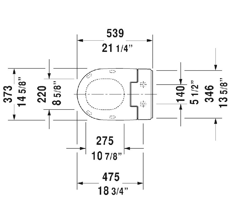 Duravit Elongated Toilet Seat Bidet Wayfair